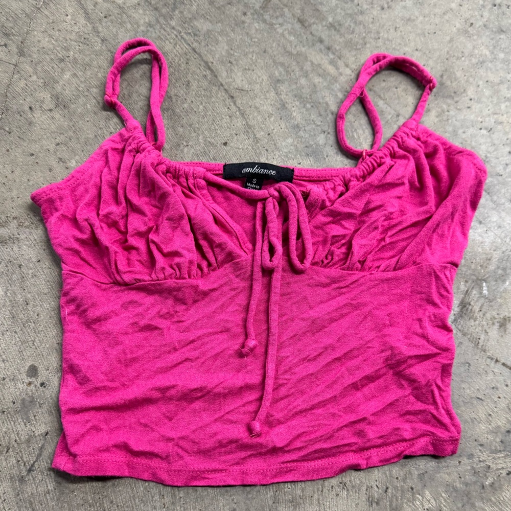 Ambiance Fuchsia Camisole Top